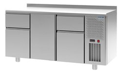 Стол холодильный POLAIR TM3GN-101-G с бортом