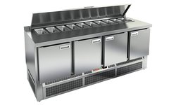 Стол для салатов HICOLD SLE1-1111GN с крышкой
