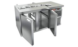 Стол для салатов сквозной HICOLD SL2T-11/GN
