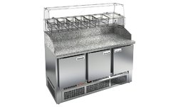 Стол для пиццы HICOLD PZE3-111/SN (без витрины)