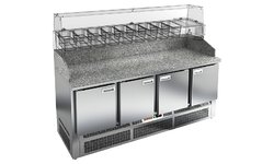 Стол для пиццы HICOLD PZE3-1111/GN (без витрины)