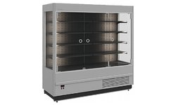 Горка холодильная Carboma FC20-08 VM 1,9-1 Light 9006-9005 (фронт X0, распашные двери)