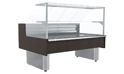 Витрина холодильная Carboma GC110 VM 1,25-1-1 (ВХС-1,25 GC110) (динамика, выносной агрегат, без боковин)
