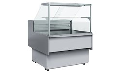 Витрина холодильная Carboma GC110 SV 0,94-1 0011-9006 (статика, с боковинами)