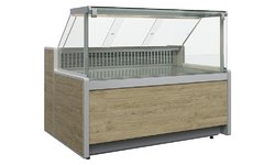 Витрина холодильная Carboma GC111 VV 1,25-1 1010 (динамика, газлифт, без боковин)