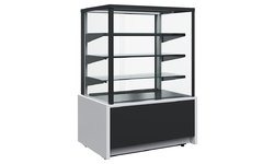 Витрина для шоколада Carboma KC70 VH 0,9-1 Light Техно (9006-9005, черная)