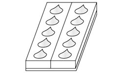 Форма для пирожных Martellato MONOP. A008 Капля