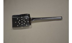 Совок с перфорацией для картофеля фри 0.3 л. 25см. нерж.сталь
