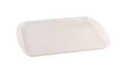 Поднос с ручками 45x35 см бесцветный